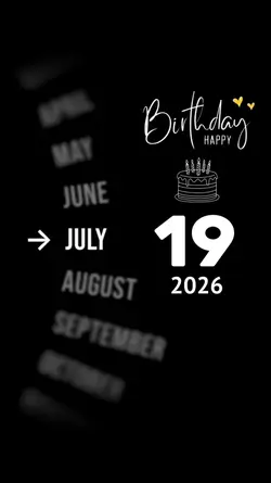 Hbd 19 July 2026 