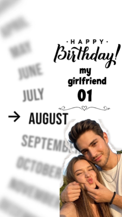 Feliz cumpleaños novia 