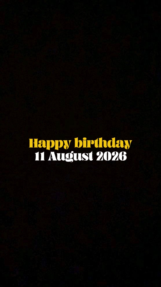 CUMPLEAÑOS 11 DE AGOSTO