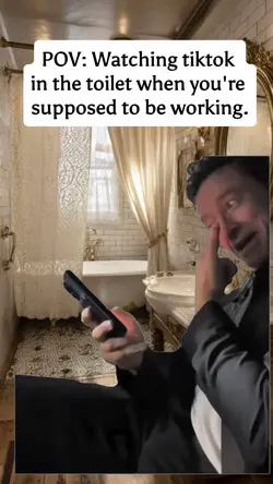 Watching tiktok
