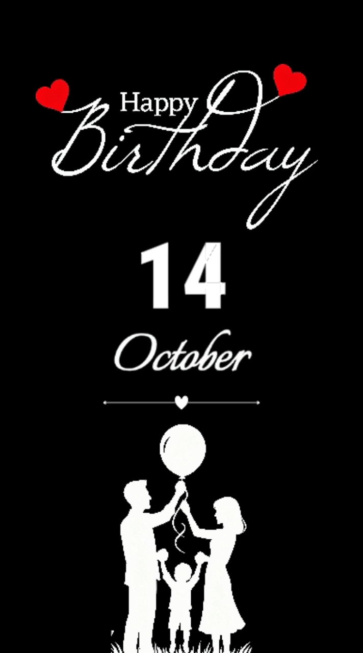Son birthday 14 oct