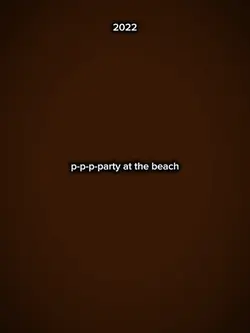 party at the beach