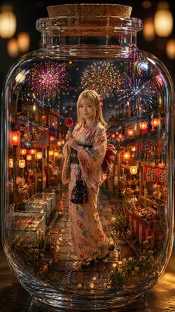 瓶フィギュア夏の思い出