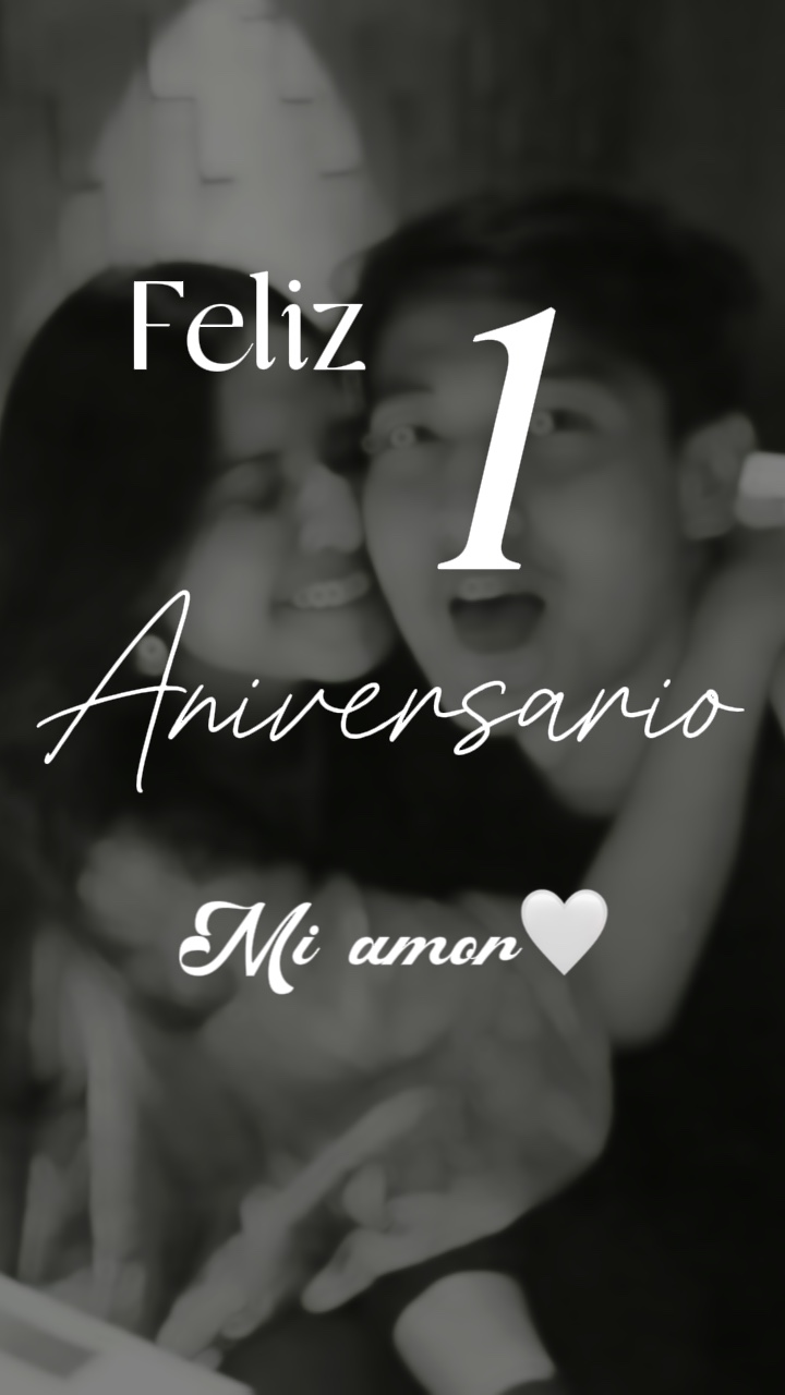 1 aniversario de novios