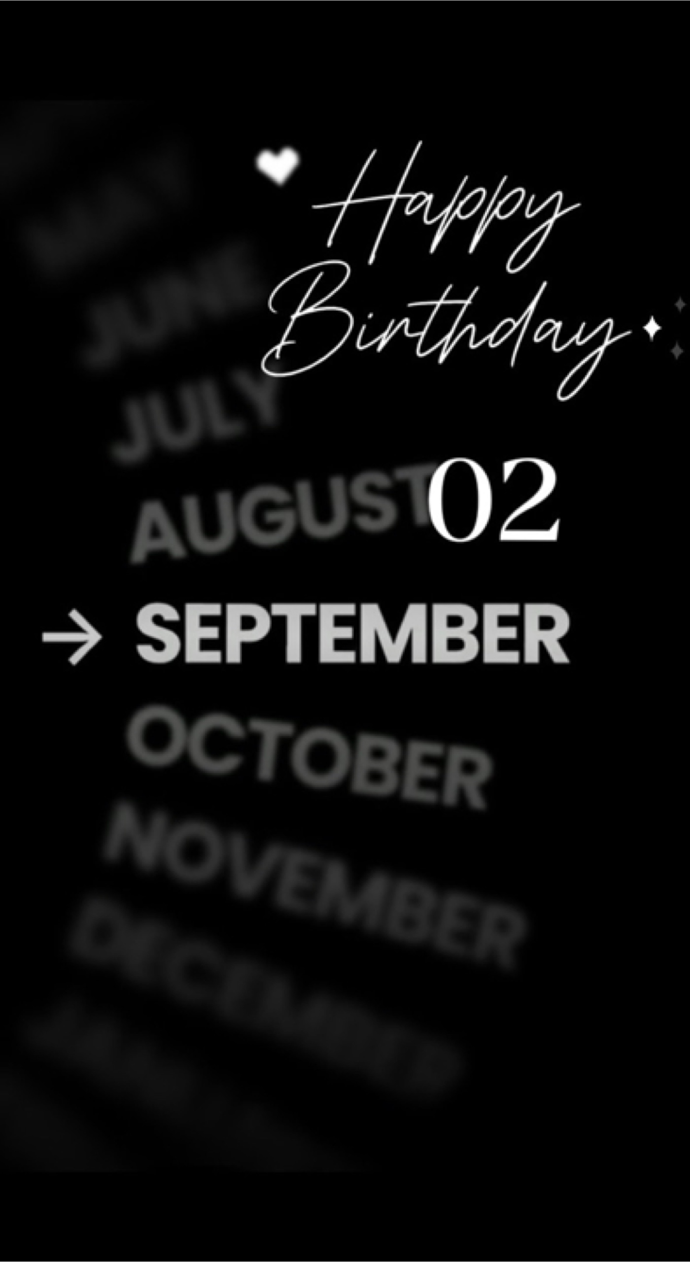 HBD LOVE 2 SEPTEMBER