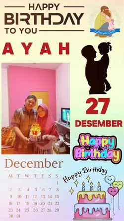Hbd ayah 