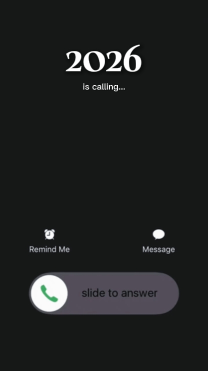 2026 is calling