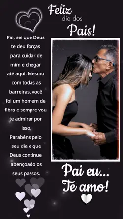 Feliz dia dos pais 