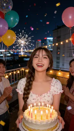 Rooftop Evening Birthday Party