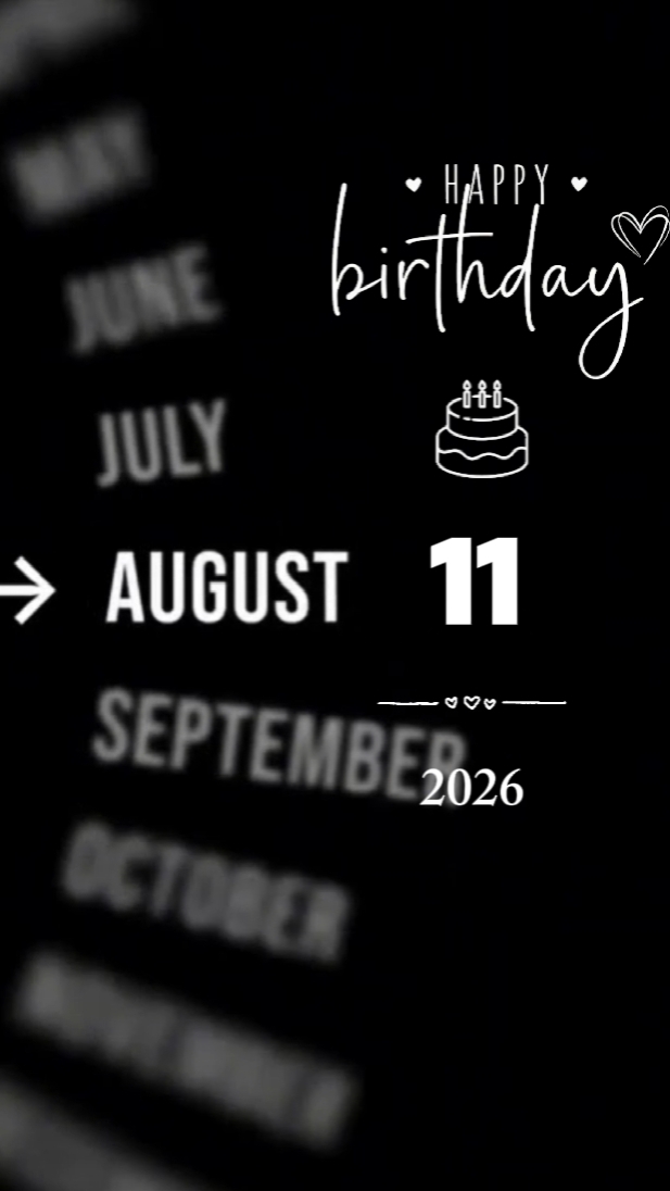 CUMPLEAÑOS HIJO 11 DE AGOSTO