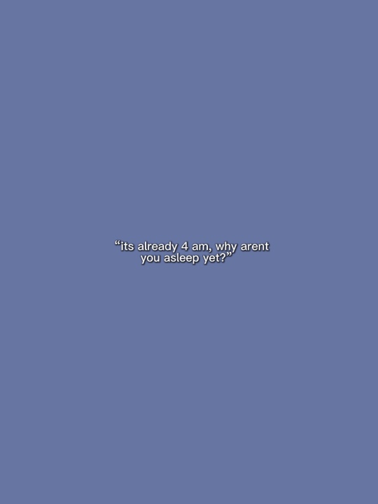 I can’t sleep