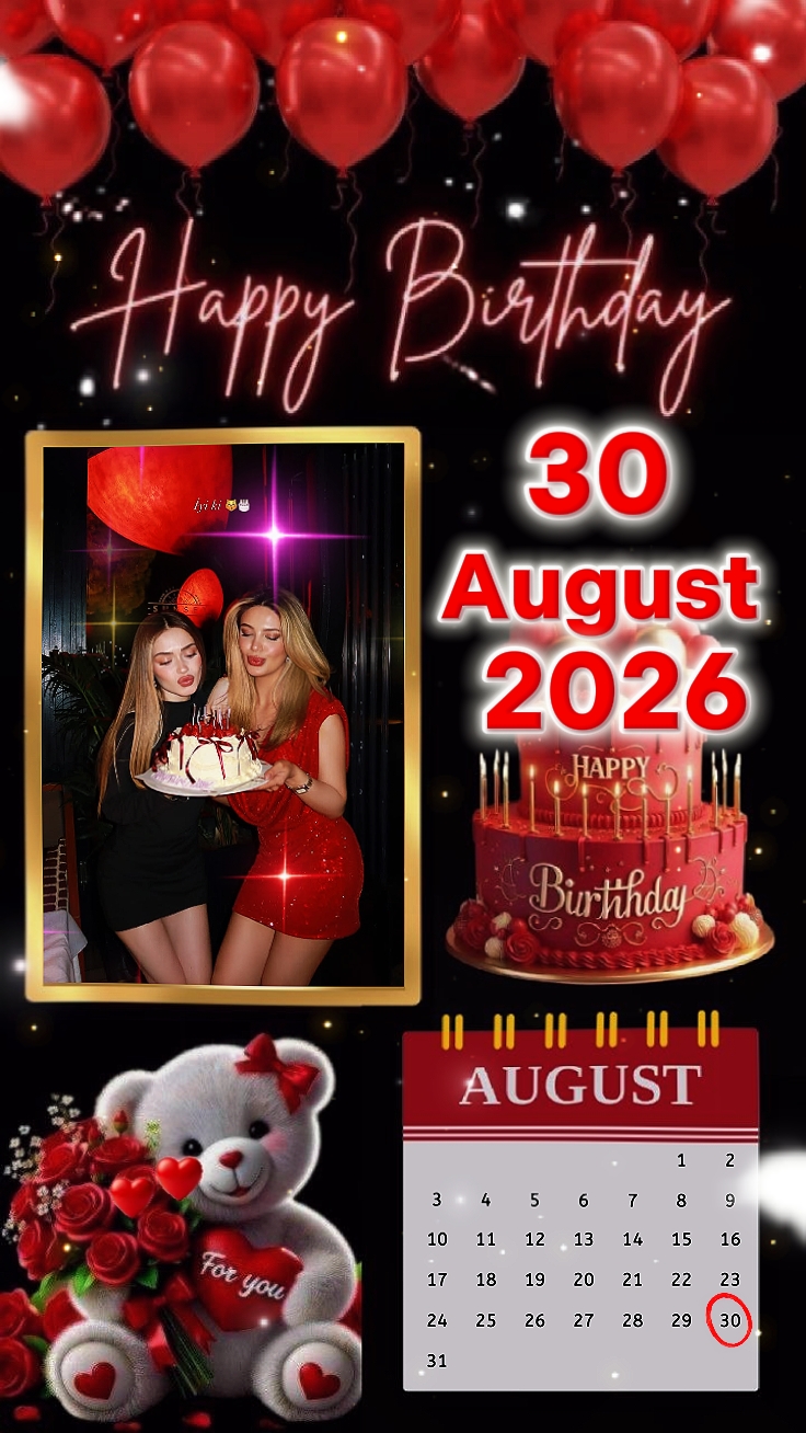 Anniversaire 30 août 