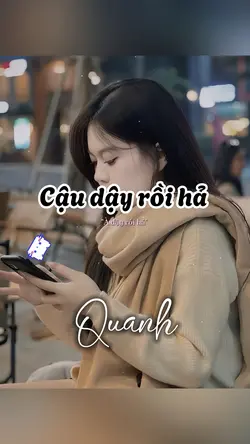 Cậu dậy rồi hả