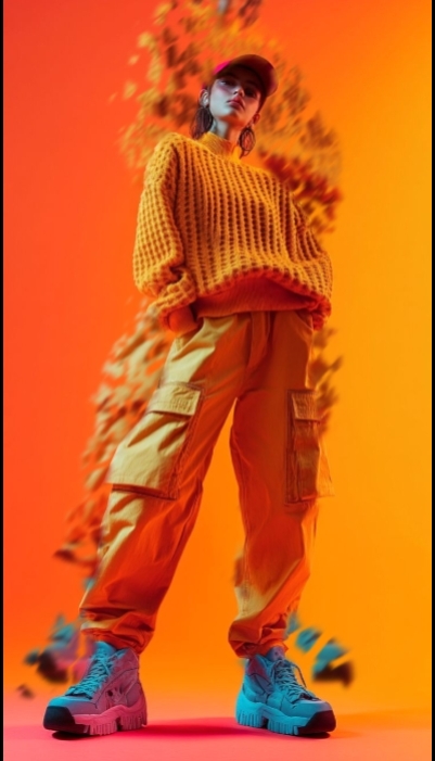 Outfit orange