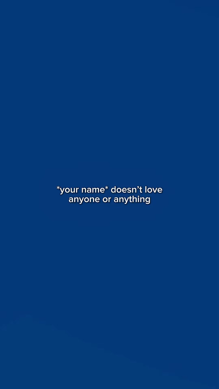 your name