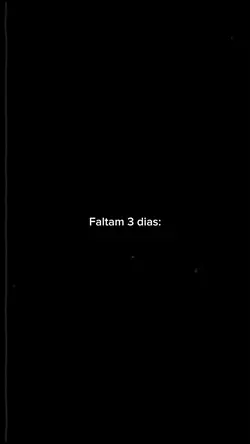 Faltam 3 dias: