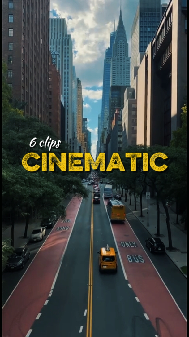 6 CLIPS CINEMATIC