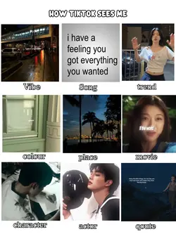 How tiktok sees me