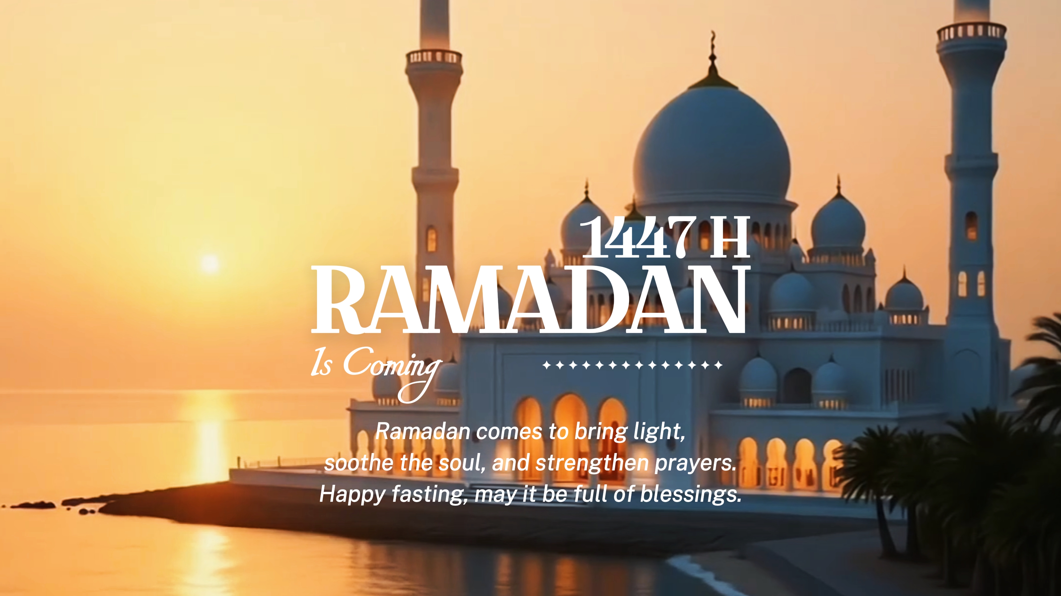 Ramadan IS coming