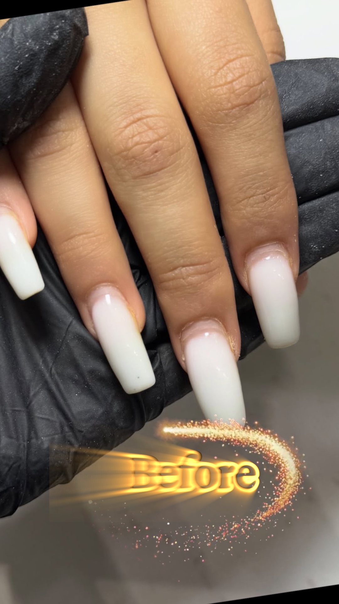 Uñas antes y después