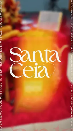 Culto de Santa ceia