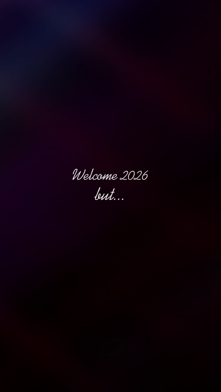 2026년을 환영합니다. ..