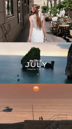 my life in july 