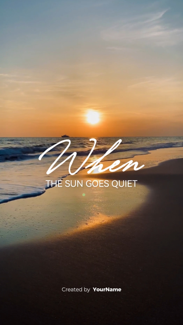 When The Sun Goes
