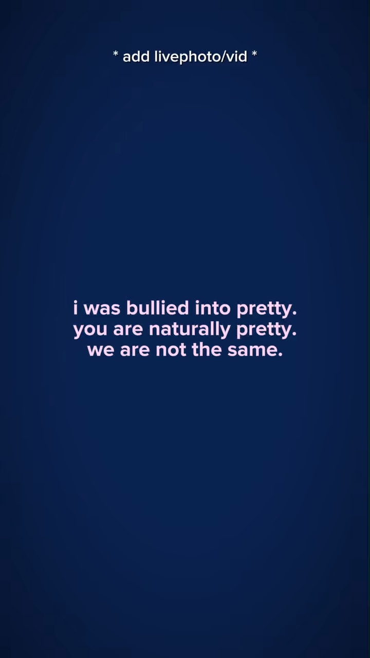 I was bullied into