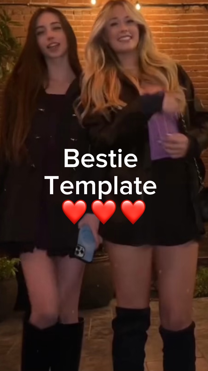 Plantilla de mejor amiga❤️