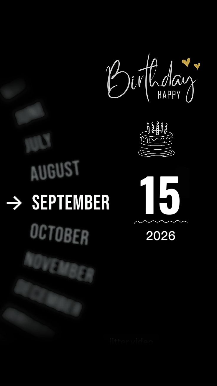 Birthday 15 September 