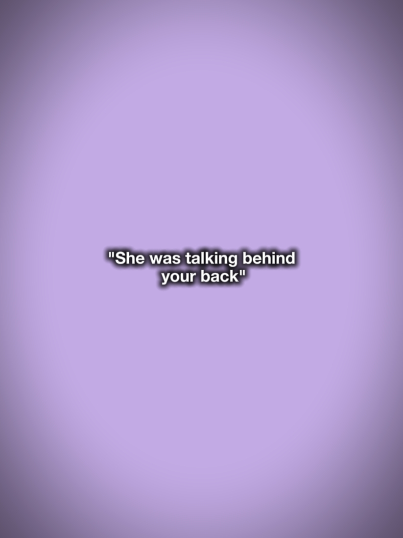 Behind your back