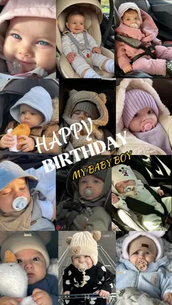 BIRTHDAY MY BABY BOY