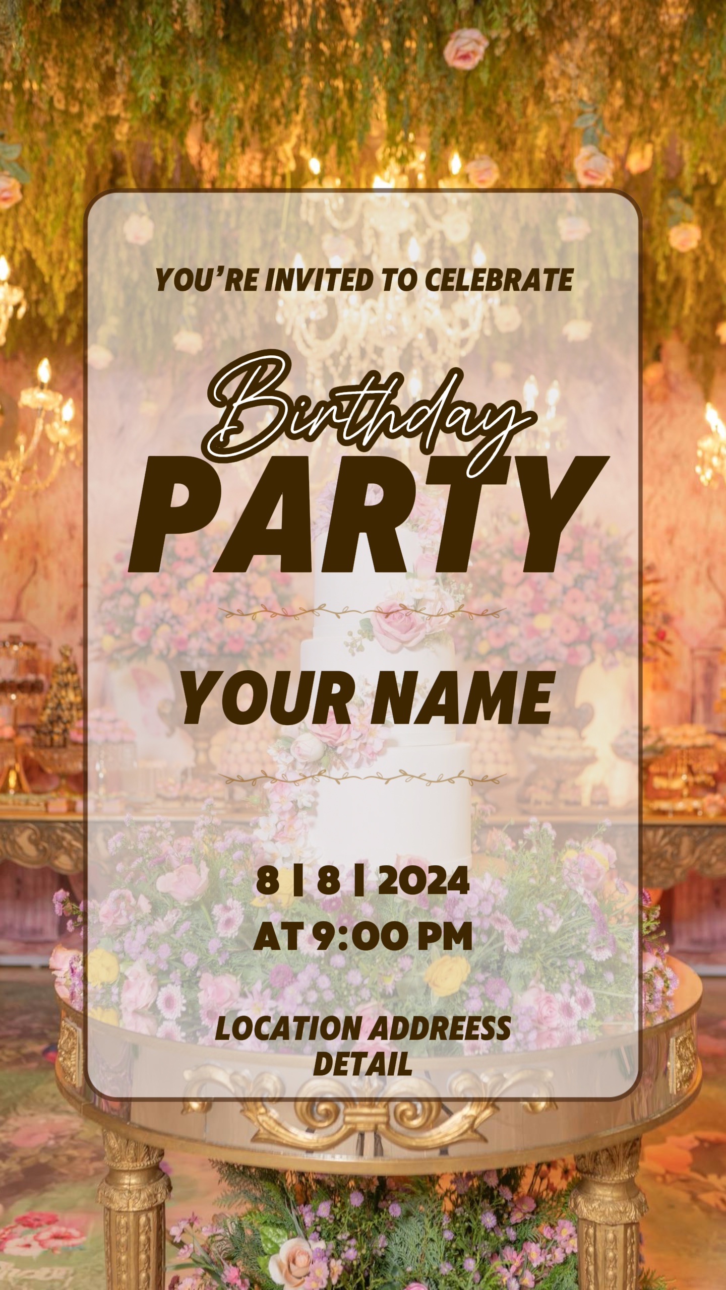 Invitation anniversaire