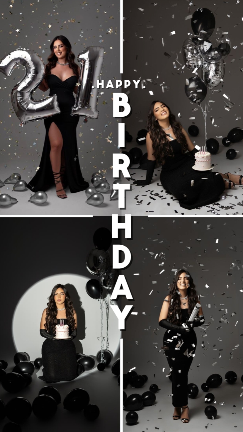 Geburtstag Collage