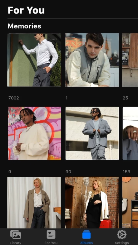 Affichage des produits vestimentaires style UI TikTok