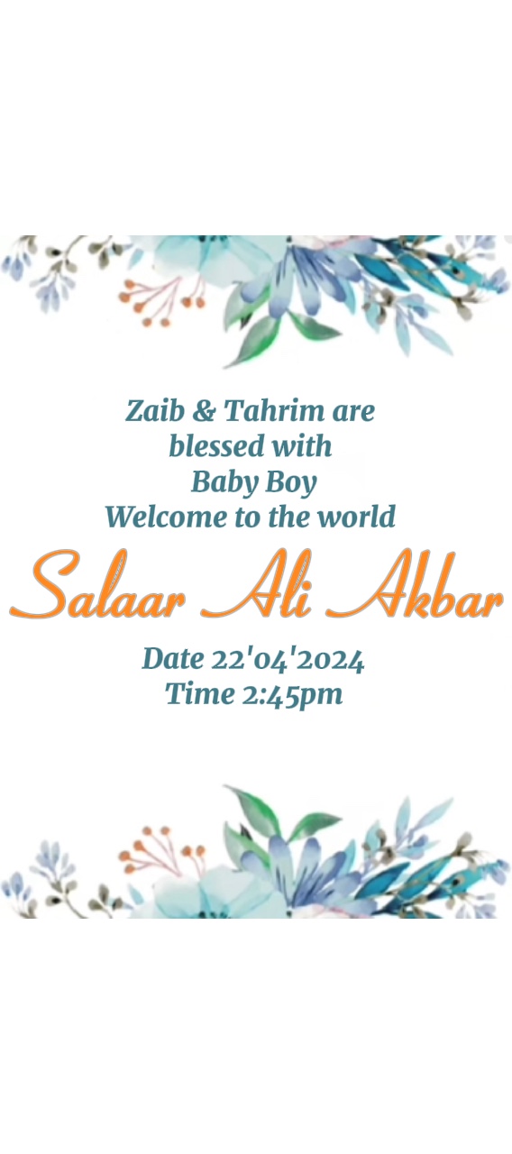 Baby boy born 