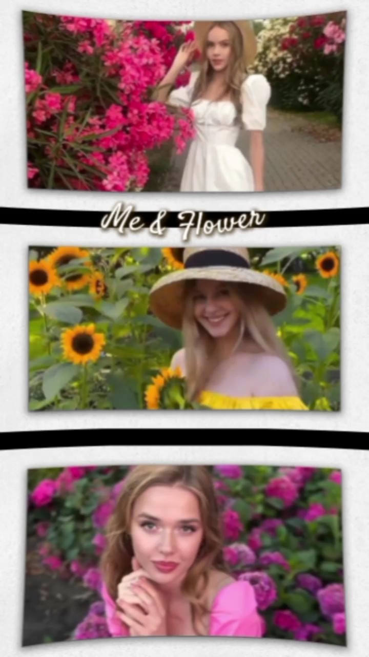 me and flowers 