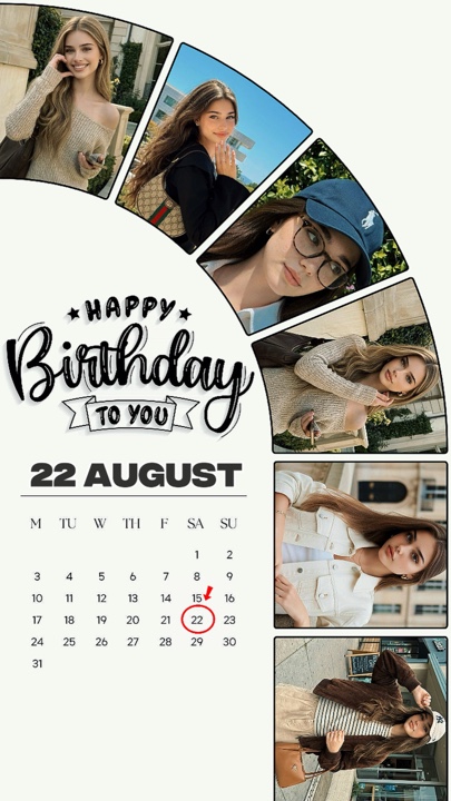 Birthday 22 August