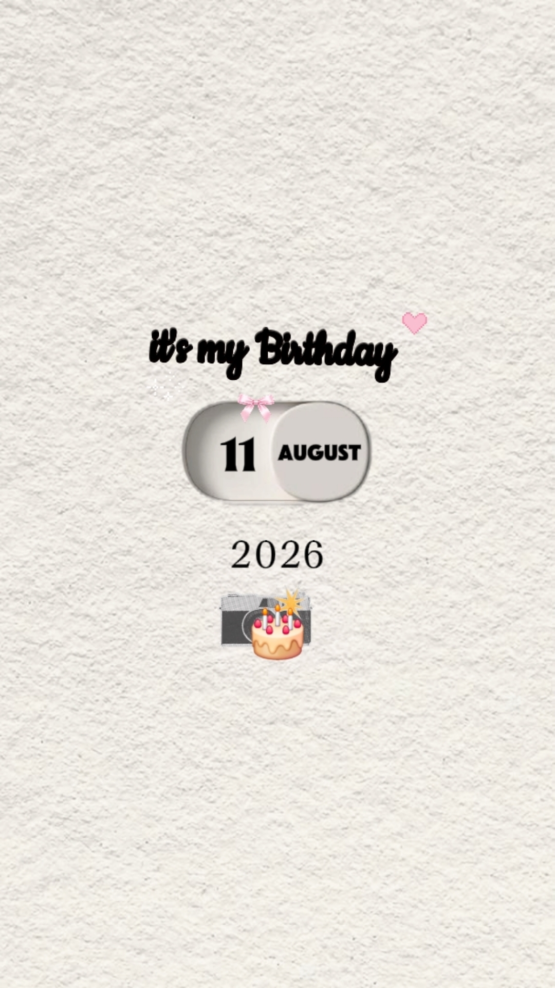 HBD 11 AGUSTUS 2026