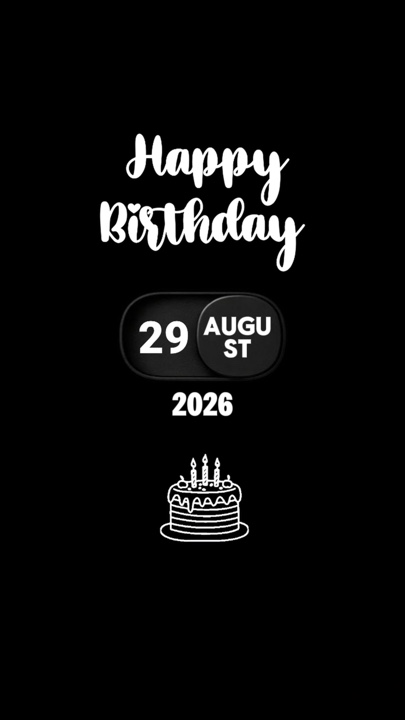BIRTHDAY 29 AUGUS