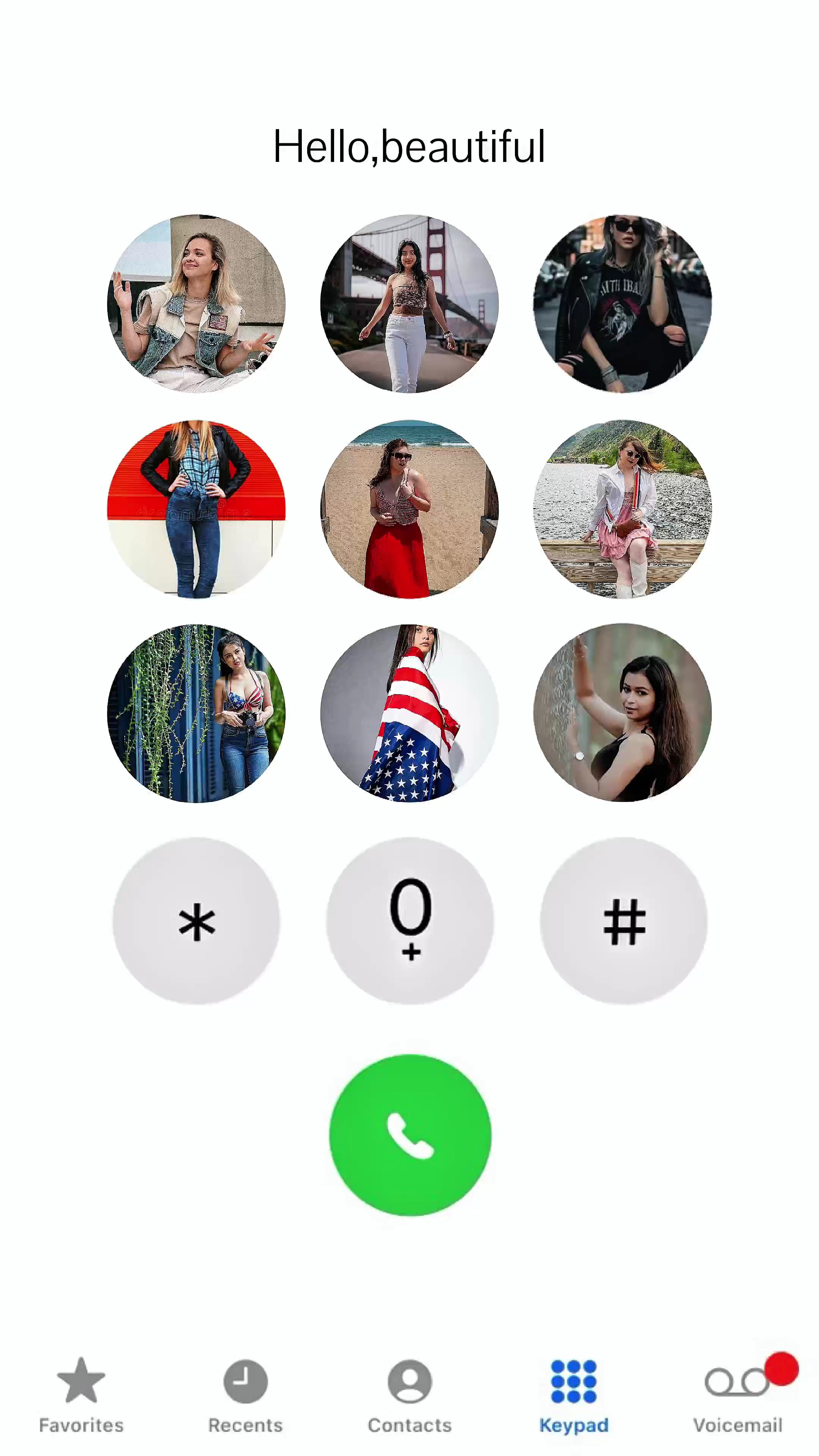 iPhone keypad trend 