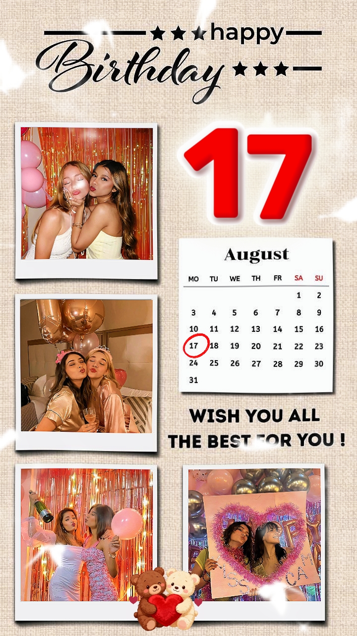 HBD 17 de agosto de 2026