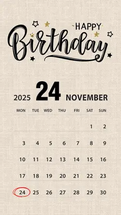 birthday 24 November