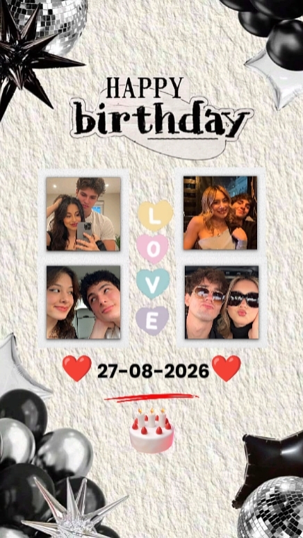 HBD LOVE 27 AUGUST