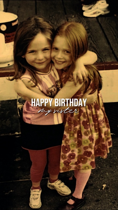 HPBD kız kardeşim