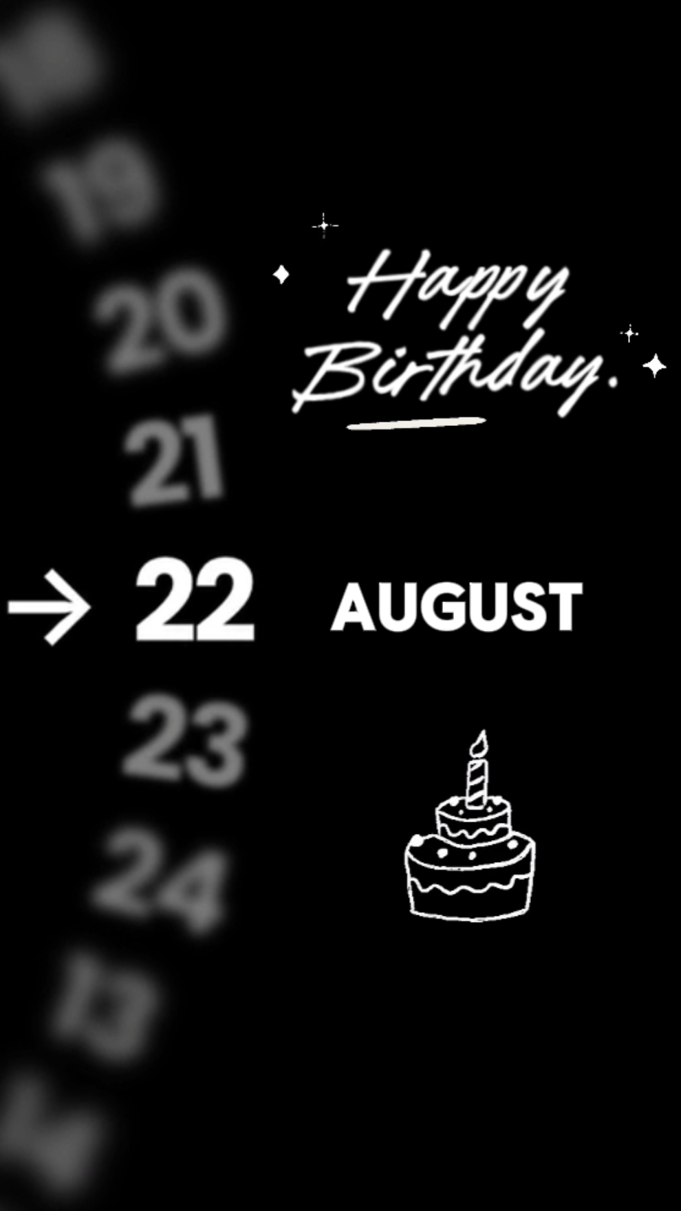 22 AUGUST BIRTHDAY 
