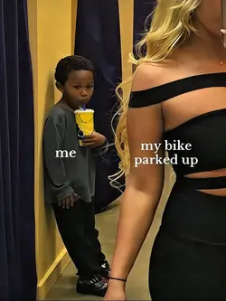 MY BIKE PARKED UP