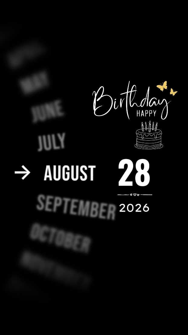 ANNIVERSAIRE FILLE 28 AOÛT