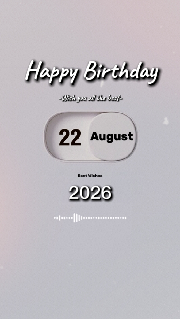 hbd 22 august